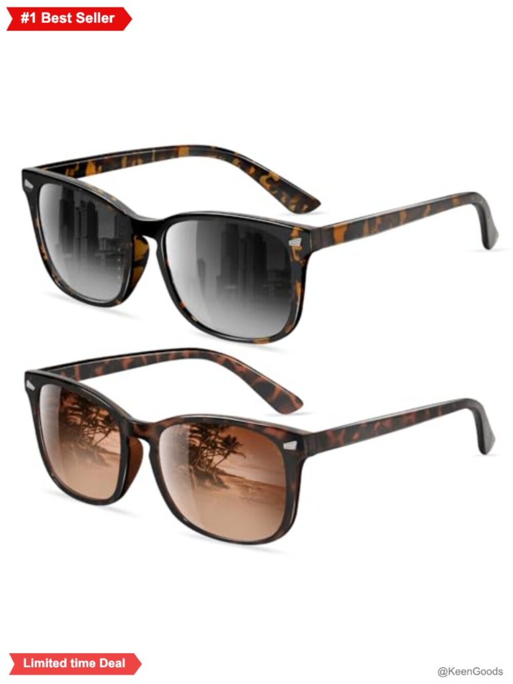 Polarized Sunglasses UV Protection Classic Rectangular Outdoor Driving